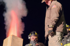 Moose Lake Fire trucks on scene at a structure fire — March 2020
